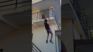 Parkour Climbing 🔥🔥🔥 shortsviral shortvideos malayalam [upl. by Adekan]