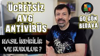 2023  Ücretsiz Antivirüs Programı  AVG  İNDİRME VE KURMA [upl. by Novyat]