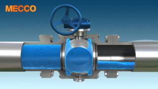 ThreePieces trunnion mounted ball valve Maxbright Group Inc httpwwwmaxbrightnet [upl. by Suirauqram]