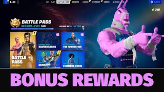 How to Claim Bonus Rewards in Fortnite Battle Pass  How to Claim Base Rewards in Fortnite [upl. by Vite]