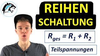 Reihenschaltung berechnen Widerstände amp Teilspannungen  Physik Tutorial [upl. by Assirhc]