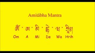 Amitabha Mantra A Mi De Wa Hrih [upl. by Neeoma]