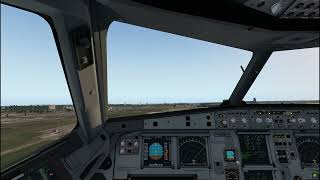 Toliss A321 Takeoff from CYUL 24L [upl. by Cassius]