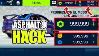 ✅ ASPHALT 9 MODHACK  TOKENS y CRÉDITOS Infinitos  Asphalt 9 Dinero Ilimitado MOD APK [upl. by Einahpit]