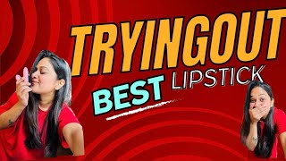 Trying out the BESTEST lipstick 💄👄 In the Whole world 🥹🤩😍 lipstick bestlipsticks review [upl. by Sivad452]