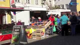 Wochenmarkt Schrobenhausen auf dem Lenbachplatz  Impressionen [upl. by Valentina]