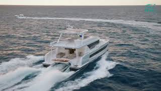 Two Oceans 555 Power Catamaran Walkthrough [upl. by Algie]