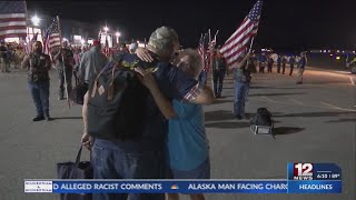 Honor Flight 2024 Veterans receive warm welcome home after day in DC [upl. by Andreas15]