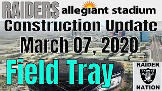 Las Vegas Raiders Allegiant Stadium Construction Update 03 07 2020 [upl. by Bac]