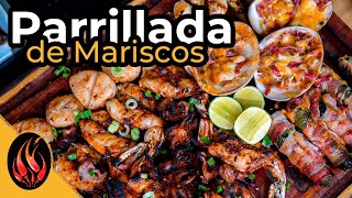 PARRILLADA de MARISCOS  TOQUE Y SAZON [upl. by Eiddet]