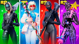 50 Most TRYHARD Fortnite Skin Combos [upl. by Airotcivairam]