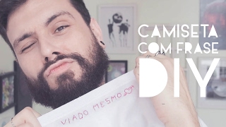 Customização de camiseta com bordado de frase  DANIEL MOONEY  Daily vlog [upl. by Asiak]