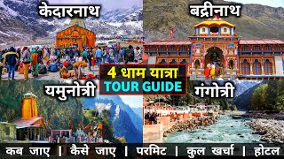 Char Dham  Char Dham Yatra  Char Dham Tour Guide  Kedarnath Badrinath Yamunotri Gangotri [upl. by Ynaiffit]