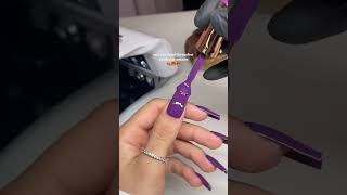 Nail polish apply nails newtread nailart nailtech [upl. by Zetta547]