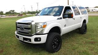 2015 F250 Platinum Excursion 67 liter diesel 4x4 entertainment system [upl. by Noemis]