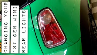 Mini 1st Gen Swapping Rear Tail Lights 5 Minute Mod R50 R53 Cooper S One JCW Only Takes 5 mins [upl. by Neiviv]