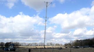 Demolition of shortwave antennas at Hörby Radio Station 5 [upl. by Eal845]