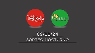 Sorteo Nocturno de Quiniela y Tómbola  30072024 [upl. by Kirch132]