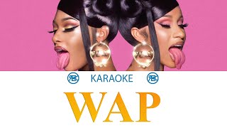 Cardi B  WAP  Karaoke Instrumental feat Megan Thee Stallion [upl. by Aissac]