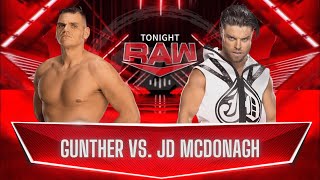 WWE 2k24 FULL MATCH  Gunther vs JD McDonagh [upl. by Harri]