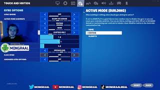 Mongraal settings in OG FORTNITE [upl. by Bihas]