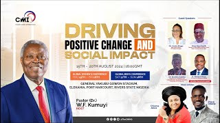 DAY FOUR  GLOBAL SUNDAY WORSHIP SERVICE  CMI  DRIVNG POSITIVE CHANGE AND SOCIAL IMPACT [upl. by Nnasor]