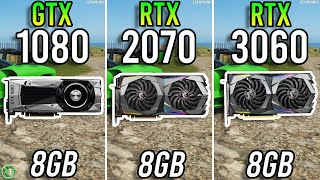 GTX 1080 vs RTX 2070 vs RTX 3060  Any Difference [upl. by Vinay]