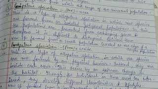 Models of Speciation speciation zoology zoologynotes [upl. by Suiremed535]