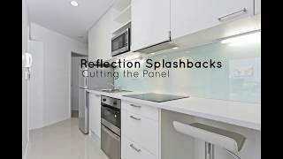 Cutting your Reflections splashback panel 2 of 7 by reflectionsconz [upl. by Llerdnam]