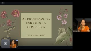 Palestra As Pioneiras da Psicologia Complexa [upl. by Solomon]