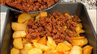 Just add ground beef to the potatoes Simple dinner recipe [upl. by Lotsyrk122]