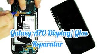 Galaxy A70 Display Glas  Wechsel Tausch Reparatur [upl. by Dedie146]