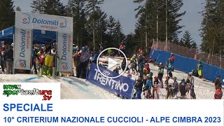 SPECIALE CRITERIUM NAZIONALE CUCCIOLI  ALPE CIMBRA 2023  Sintesi  SPORTCULTURATV [upl. by Noseyt]