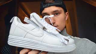 Nike x Acronym® Lunar Air Force 1 Cocaine White Review [upl. by Jen]