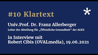 Dr Franz Allerberger Interview  Grundrechte und Pandemie  Forsthuber amp Partner [upl. by Neelloc251]