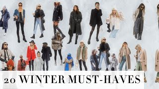 20 MustHave Wardrobe Essentials for Winter  Stay Warm in Style [upl. by Anyzratak]