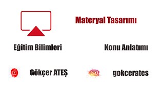 6 Eğitim Bilimleri  Materyal Tasarımı Bilgisayar Dest ÖğretimUzaktan Eğtİnternet Tabanlı Öğr [upl. by Aihsat]