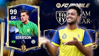 New TOTY 94 RATED EDERSONS review  IS HE GOOD 🤔  FC MOBILE GAMEPLAY ⚽ [upl. by Elleimac]