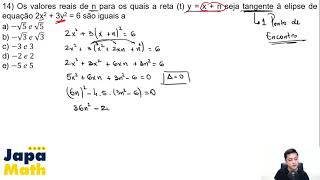 Prova Resolvida EsPCEx 2016  2017  Geometria Analítica [upl. by Suirtimid]