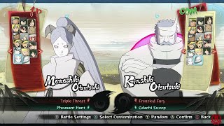 NARUTO SHIPPUDEN Ultimate Ninja Storm 4  All Characters  DLC Momoshiki amp Kinshiki Updated [upl. by Chlo]