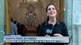 Quartafeira de cinzas marca o início da quaresma para os católicos [upl. by Aznerol952]