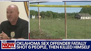 Oklahoma bodies found Sex offender fatally shot 6 people then killed himself  LiveNOW from FOX [upl. by Affra]