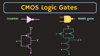 CMOS Logic Gates Explained  Logic Gate Implementation using CMOS logic [upl. by Laing]