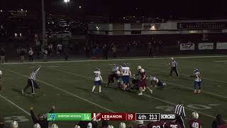 Winton Woods vs Lebanon Football 102023 [upl. by Tteirrah897]