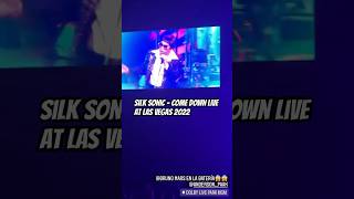 Silk Sonic  Come Down Live at Las Vegas 2022 [upl. by Sigrid]