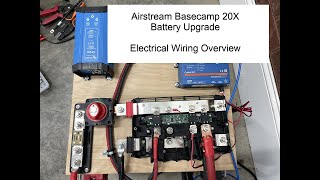 Airstream Basecamp 20X Inverter and Battery Wiring Overview [upl. by Ahsilahk242]