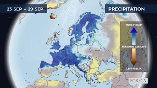 Monthly precipitation forecast for Europe 2192024 [upl. by Geminian]