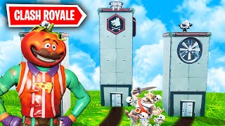 CLASH ROYALE NUEVO Modo de Juego en Fortnite Minijuegos Battle Royale [upl. by Akinohs]