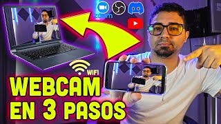 Usar CELULAR como WEBCAM  ¿Cómo usar la CAMARA de tu celular como camara web [upl. by Bevash]