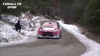 Tests Meeke rallye MonteCarlo 2016 DS3 WRC HD [upl. by Bernice41]